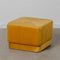Poef Synthetisch materiaal Hout Oker 60 x 60 x 40 cm