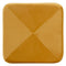 Poef Synthetisch materiaal Hout Oker 60 x 60 x 40 cm
