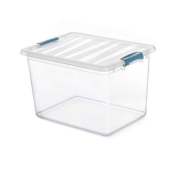 Multi-functionele Kist Domopak Living Katla Met handvatten Transparant 20 L Polypropyleen (39 x 2...