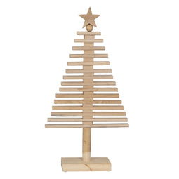 Kerstboom Natuurlijk Paulownia hout 42 x 12 x 82 cm