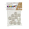 Materiaal voor handarbeid Ballen polyestyreen Ø 2,5 cm Wit (12 Stuks)
