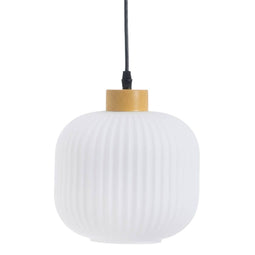 Plafondlamp Kristal Natuurlijk Metaal Wit 20 x 20 x 30 cm