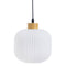 Plafondlamp Kristal Natuurlijk Metaal Wit 20 x 20 x 30 cm