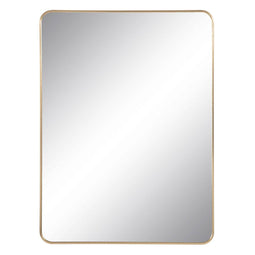 Wandspiegel Gouden Aluminium Kristal 76 x 3 x 101 cm