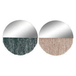 Wandspiegel DKD Home Decor Polyester Hout (2 pcs)