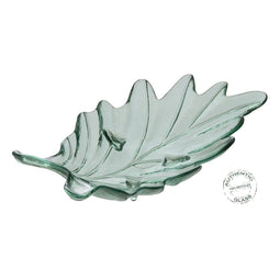 Middenstuk 35 x 19,5 x 11 cm Gerecycled glas Groen