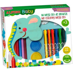 Verfset Alpino 36 Onderdelen Multicolour