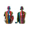 Decoratieve figuren DKD Home Decor 25,5 x 14 x 21,5 cm Zwart Multicolour (2 Stuks)