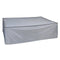 Beschermhoes DKD Home Decor Tafel Zwart Aluminium Donker grijs (200 x 130 x 60 cm)
