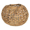 Lykta Kaarshouder Lykta Beige Metaal Kristal Waterhyacint 38 x 38 x 27 cm