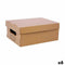 Opbergbak met Deksel Confortime Karton 36,5 x 28,5 x 16,5 cm (6 Stuks)