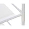Schoenenrek Kapstok 5 Planken 80 x 29 x 175 cm Wit Metaal (6 Stuks)