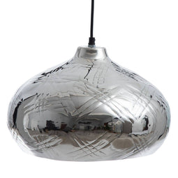 Plafondlamp 34 x 34 x 23 cm Zilver Aluminium