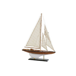 Barco DKD Home Decor Bruin 50 x 10 x 70 cm Wit