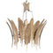 Plafondlamp 55 x 55 x 60 cm Lakens Gouden Metaal