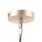 Plafondlamp 55 x 55 x 60 cm Lakens Gouden Metaal