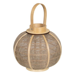 Lykta Kaarshouder Lykta Beige Jute 26 x 26 x 23,5 cm