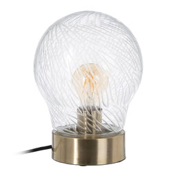 Bureaulamp Kristal Metaal 18 x 18 x 25 cm