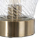 Bureaulamp Kristal Metaal 18 x 18 x 25 cm