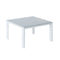 Hoofdtafel Thais 70 x 70 x 41 cm Aluminium Wit