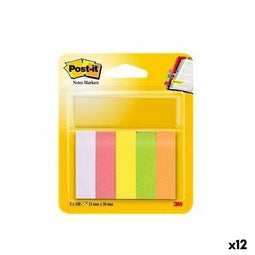 Zelfklevende briefjes Post-it 47,6 x 47,6 mm Multicolour (12 Stuks)