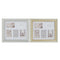 Fotolijsten DKD Home Decor Luxury 46,5 x 2 x 40 cm Kristal Zilverkleurig Gouden polyestyreen Trad...