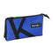 Pennenetui met 3 vakken Kelme Royal Blauw Zwart 22 x 12 x 3 cm