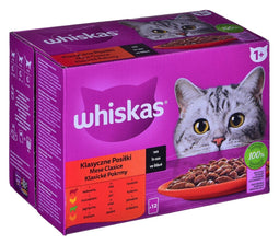 WHISKAS Classic Meals in Sauce - nat kattenvoer - 12x85g