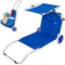 Solstol Aktive Blauw Zonnetent Vouwbare wagen 62 x 62 x 117 cm (2 Stuks)