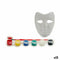 Knutselset Masker Wit Plastic (12 Stuks)