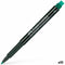 Permanente markeerstift Faber-Castell Multimark 1513 F Groen (10 Stuks)