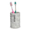 Tandenborstelhouder Tumbler Wit Hars 7,5 x 10,2 x 7,5 cm (12 Stuks)