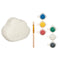 Spaarpot die je kunt verven Wit 12,3 x 9,4 x 9 cm Wolken (12 Stuks)