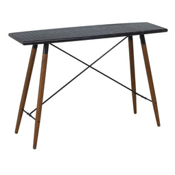 Console Zwart Natuurlijk Hout Ijzer Hout MDF 120 x 38 x 81 cm