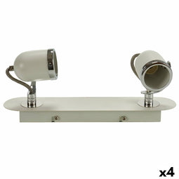 Plafondlamp Grundig Wit Metaal GU10 50 W 8 x 13 x 31 cm (4 Stuks)