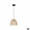 Plafondlamp Natuurlijk Rotan Conisch 25 x 21 x 25 cm (2 Stuks)