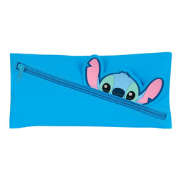 Schoolpennenzak Stitch Blauw 22 x 11 x 1 cm