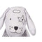 Knuffel om in te kleuren Wit Zwart Stof 13 x 14 x 20 cm Hond (8 Stuks)
