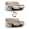 Bankbedekking Eysa NORUEGA Wit 100 x 110 x 120 cm