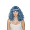 Pruik My Other Me Krullen Blauw
