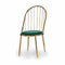 Stoel Stangen Groen Gouden Ijzer 48 x 95,5 x 48 cm (2 Stuks)