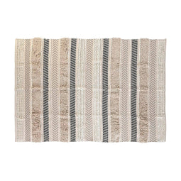 Tapijt DKD Home Decor 230 x 160 x 1 cm Zwart Beige Katoen Boho