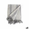 Multifunctionele sjaal Strepen 235 x 205 cm Wit Grijs (8 Stuks)