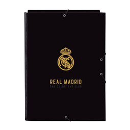 Map Real Madrid C.F. Zwart A4