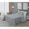 Sprei Ripshop Zilverkleurig 235 x 3 x 270 cm