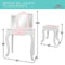 Toilet met bankje Teamson Roze Wit Schoonheidsvlekjes 63 x 100 x 29 cm