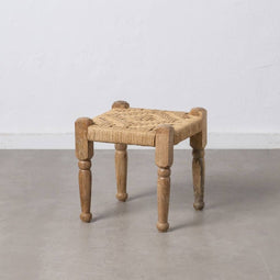 Kruk Hout 40 x 40 x 40 cm Natuurlijke Vezel
