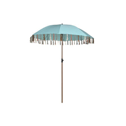 Parasoll DKD Home Decor Staal Aluminium Hemelsblauw (180 x 180 x 190 cm)