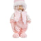 Kerstversiering Roze Metaal Polyresin Polyfoam Weefsel Jongen 19 x 10 x 51 cm