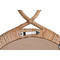Wandspiegel DKD Home Decor Kristal Bruin Rotan (68 x 2 x 68 cm)